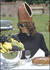 George Harrison during a publicly photo session for his album Living in the Material World.